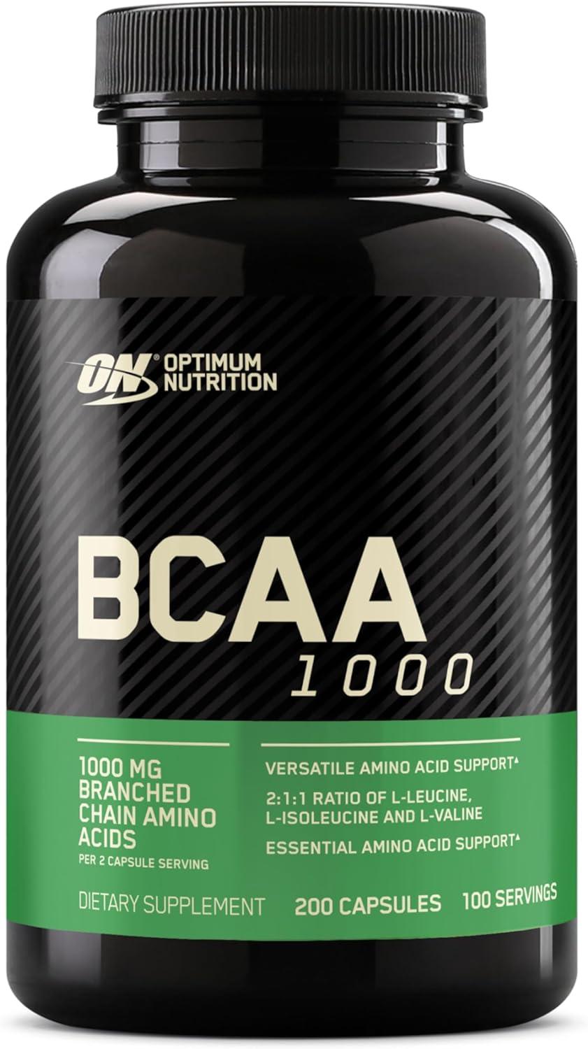 image:imageOptimum Nutrition Instantized BCAA Capsules Keto Friendly Branched Chain Essential Amino Acids 1000mg 400 CountCapsules