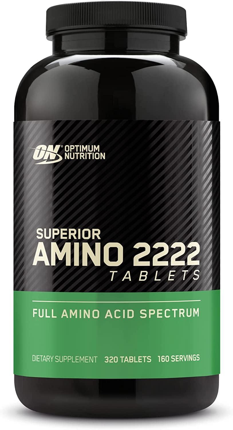 image:imageOptimum Nutrition Superior Amino 2222 Tablets Complete Essential Amino Acids EAAs 160 CountUnflavored