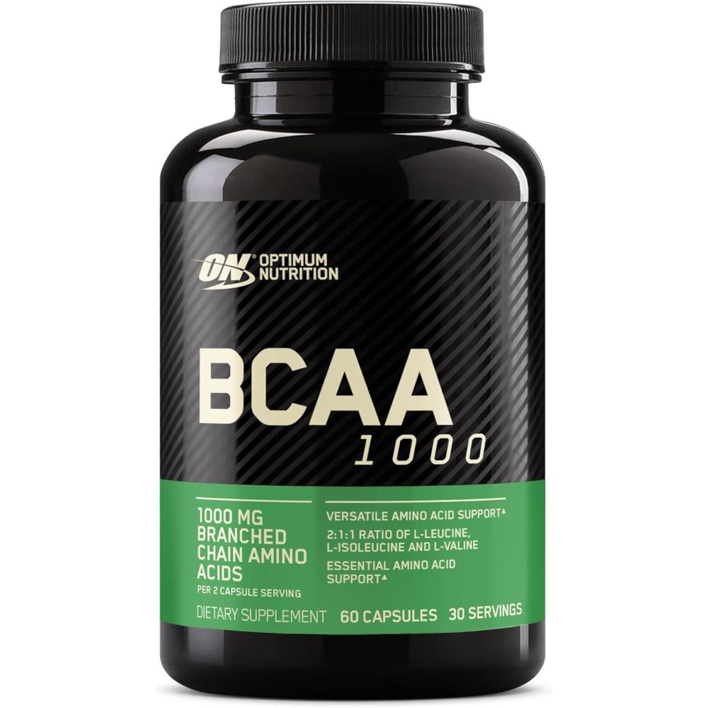 image:imageOptimum Nutrition Instantized BCAA Capsules Keto Friendly Branched Chain Essential Amino Acids 1000mg 400 CountCapsules