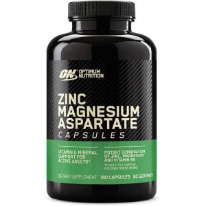 image:imageOptimum Nutrition Muscle Recovery and Endurance Supplement for Men and Women Zinc and Magnesium Supplement 90 Count180 Count Pack of 1