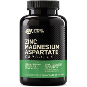image:imageOptimum Nutrition Muscle Recovery and Endurance Supplement for Men and Women Zinc and Magnesium Supplement 90 Count90 Count Pack of 1