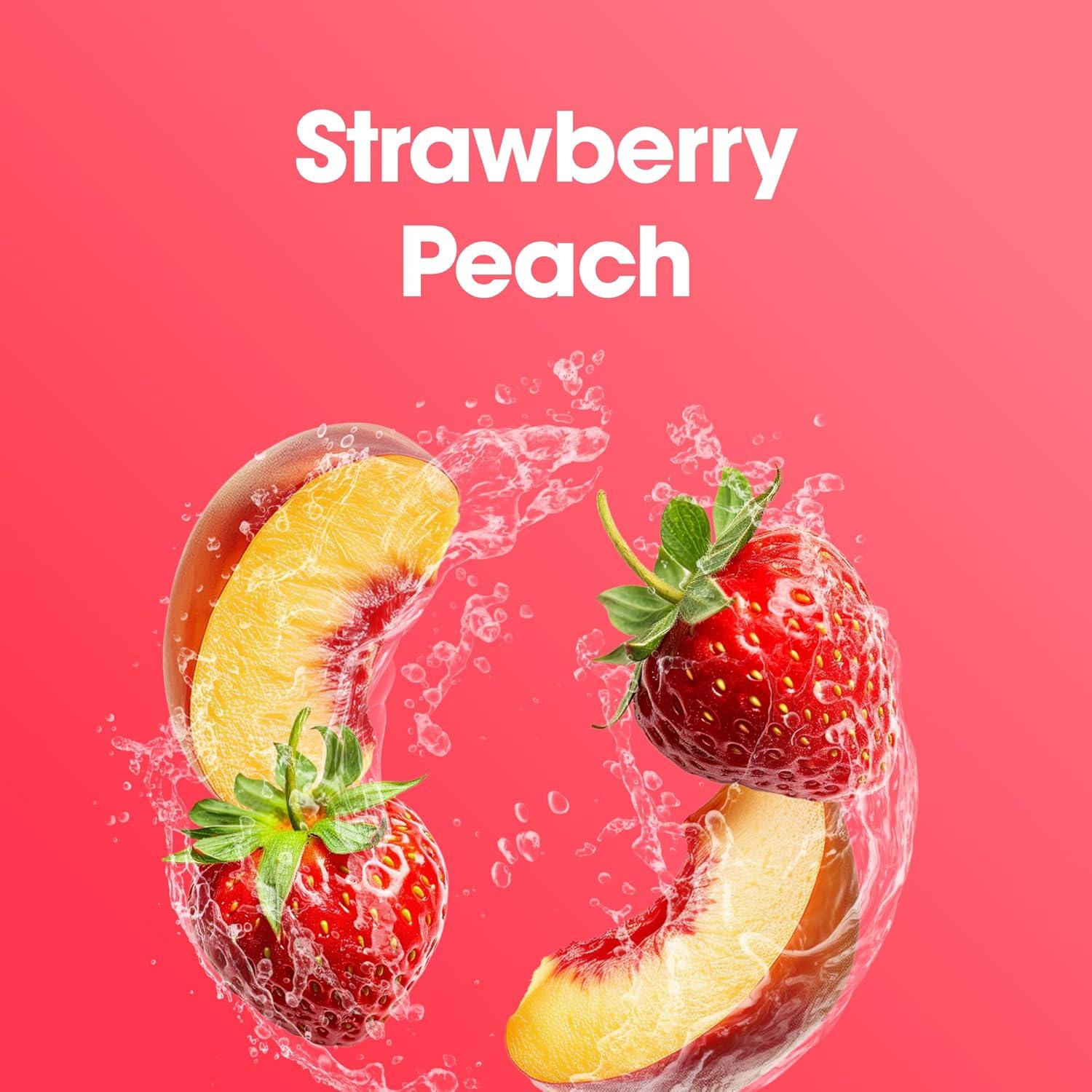image:imageOptimum Nutrition Creatine Monohydrate Plus Powder Strawberry Peach Flavored Creatine Performance Blend with Electrolytes for Hydration Added Vitamins 40 Servings 360 Grams Packaging May VaryStrawberry Peach