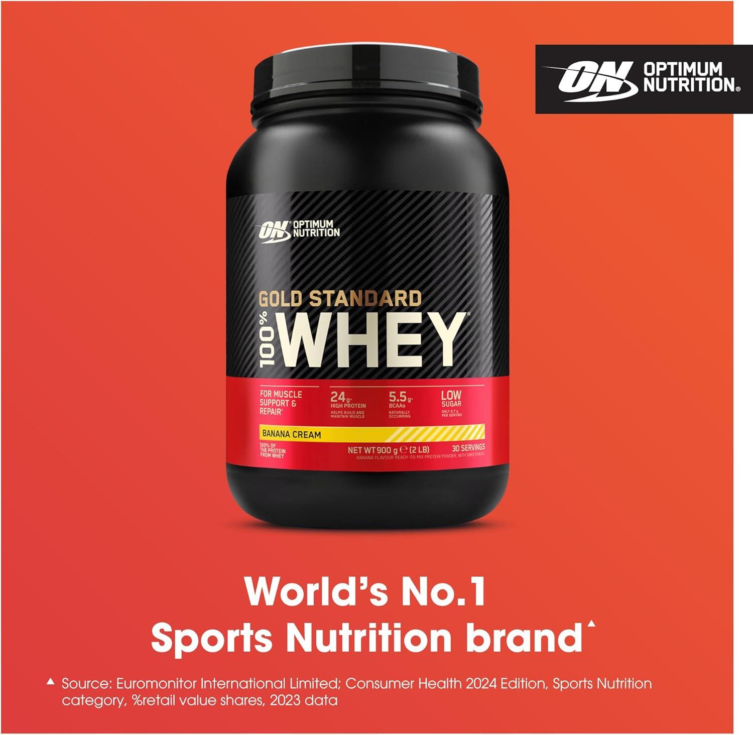 image:imageOptimum Nutrition Gold Standard 100 Whey Protein Powder Double Rich Chocolate 5 Pound Packaging May VaryBanana Cream