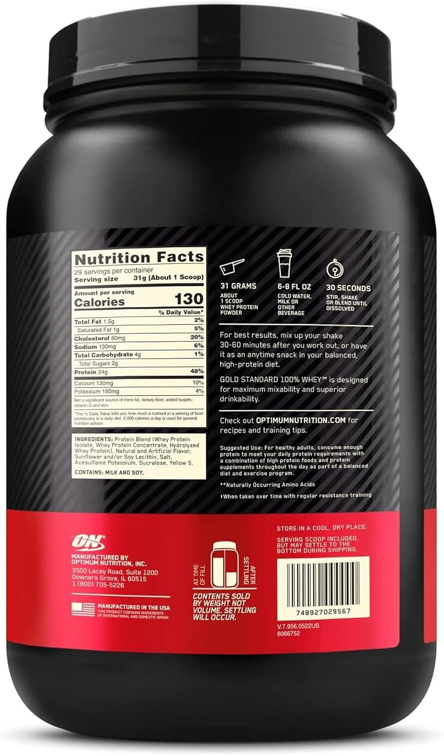 image:imageOptimum Nutrition Gold Standard 100 Whey Protein Powder Double Rich Chocolate 5 Pound Packaging May VaryBanana Cream