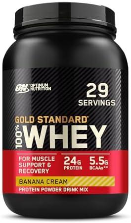 image:imageOptimum Nutrition Gold Standard 100 Whey Protein Powder Double Rich Chocolate 5 Pound Packaging May VaryBanana Cream