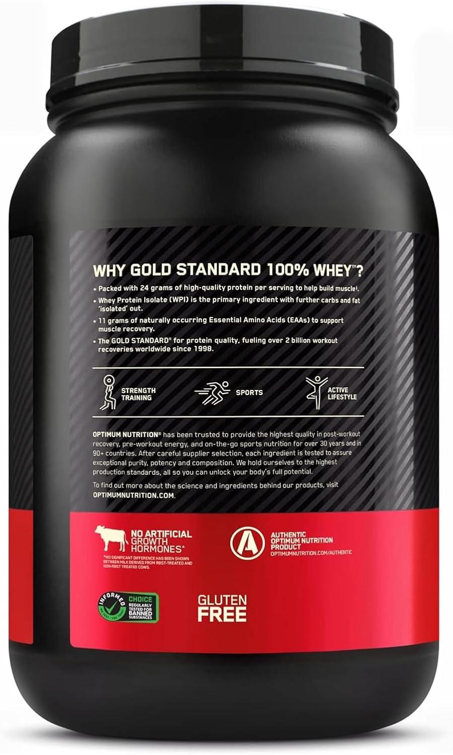 image:imageOptimum Nutrition Gold Standard 100 Whey Protein Powder Double Rich Chocolate 5 Pound Packaging May VaryBanana Cream