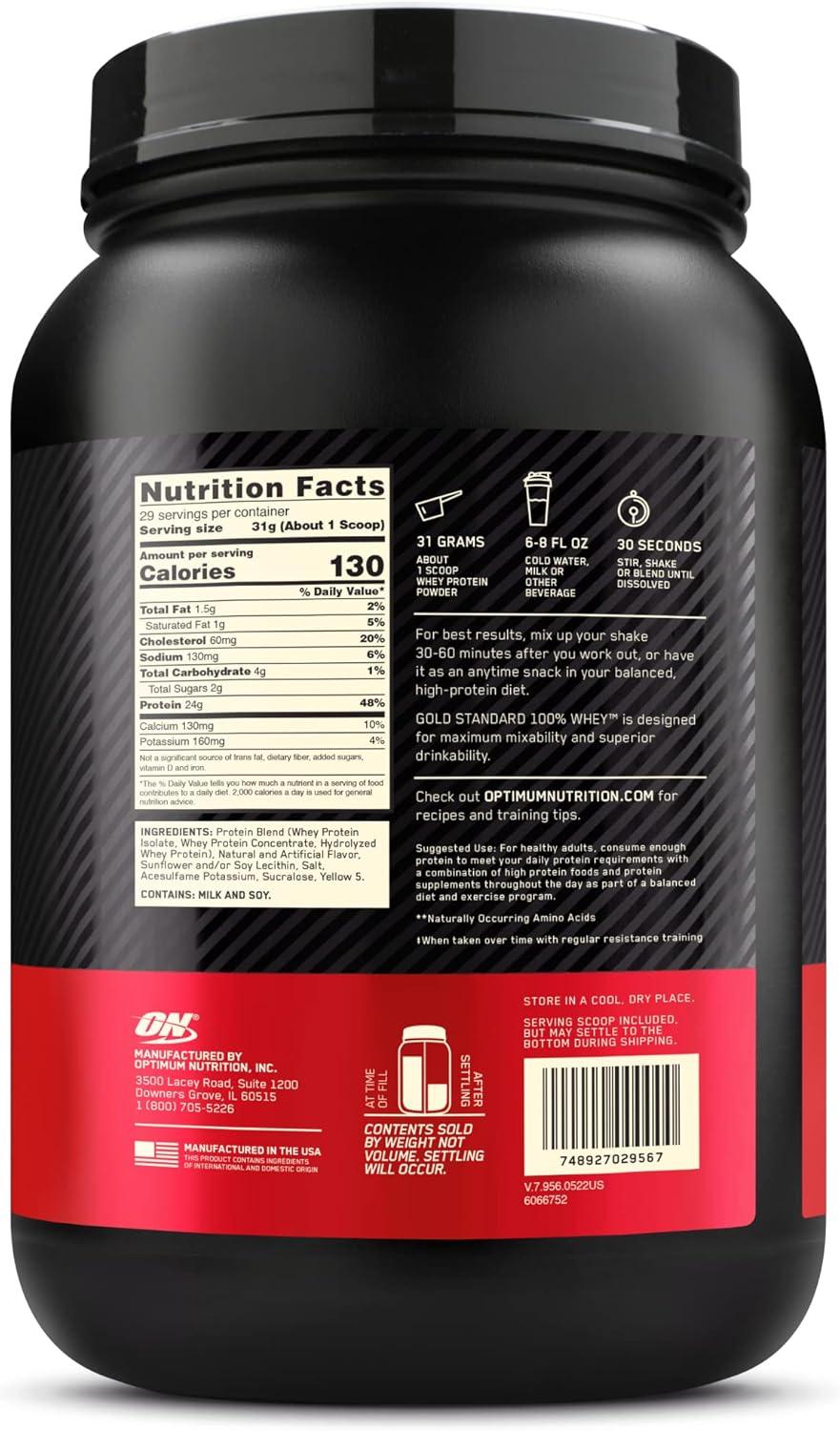 image:imageOptimum Nutrition Gold Standard 100 Whey Protein Powder Double Rich Chocolate 5 Pound Packaging May VaryBanana Cream