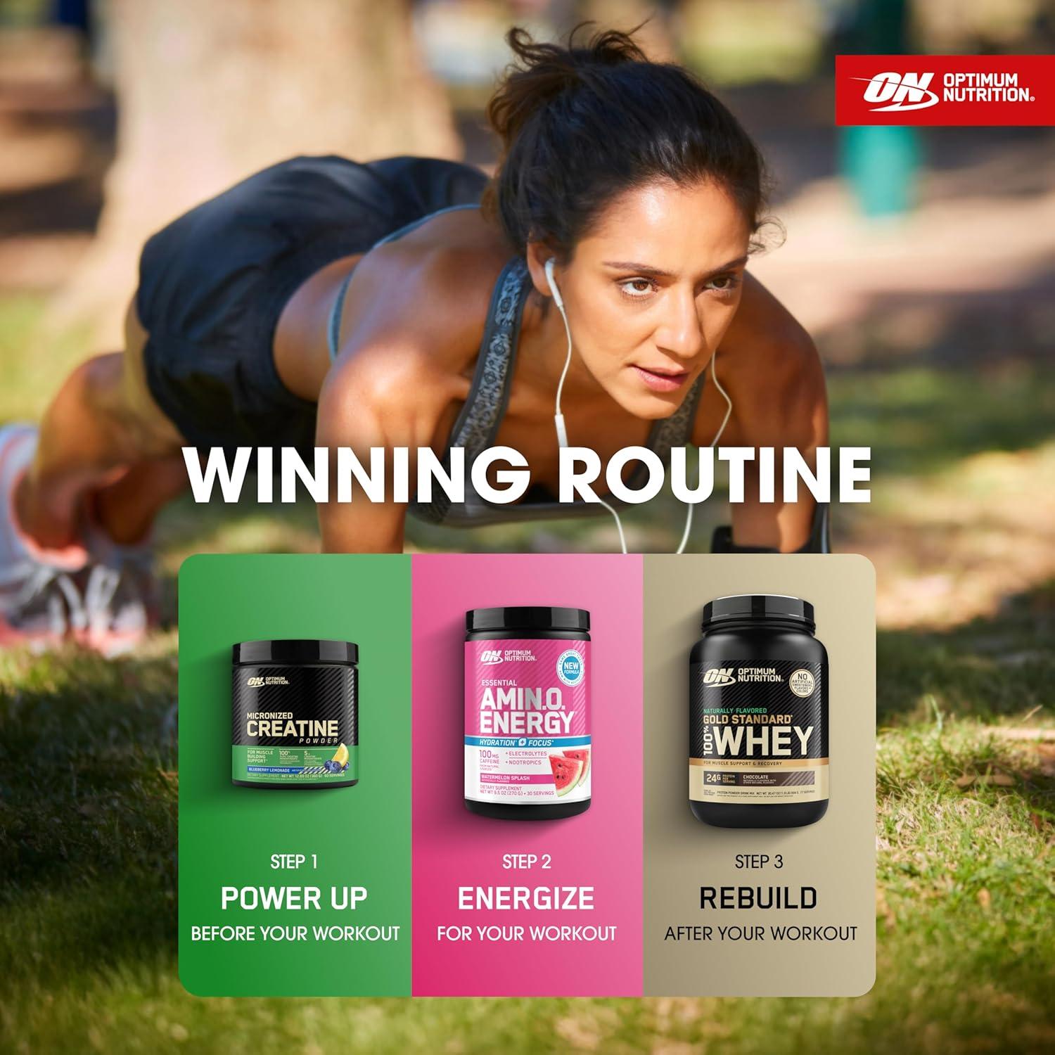image:imageOptimum Nutrition Gold Standard 100 Whey Protein Powder Double Rich Chocolate 5 Pound Packaging May VaryChocolate