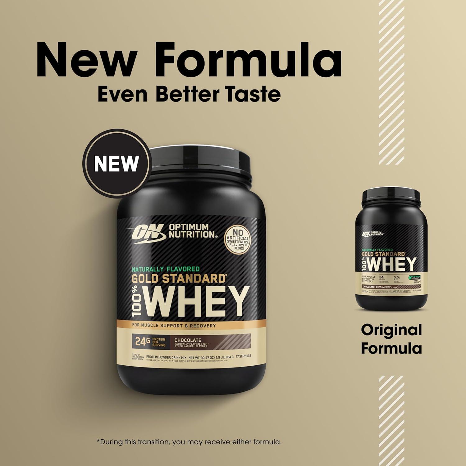 image:imageOptimum Nutrition Gold Standard 100 Whey Protein Powder Double Rich Chocolate 5 Pound Packaging May VaryChocolate
