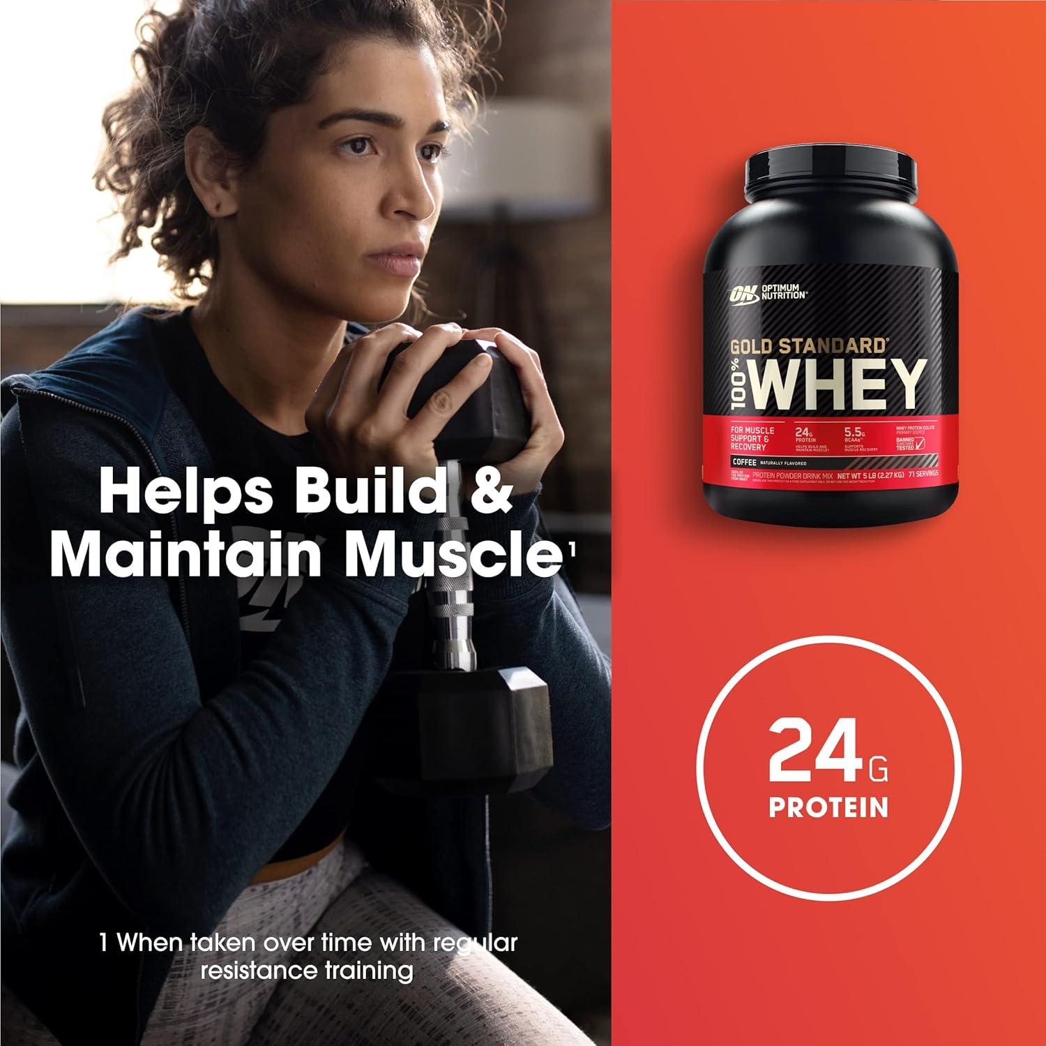 image:imageOptimum Nutrition Gold Standard 100 Whey Protein Powder Double Rich Chocolate 5 Pound Packaging May VaryCoffee