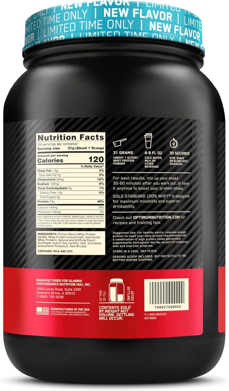 image:imageOptimum Nutrition Gold Standard 100 Whey Protein Powder Double Rich Chocolate 5 Pound Packaging May VaryFruity Cereal