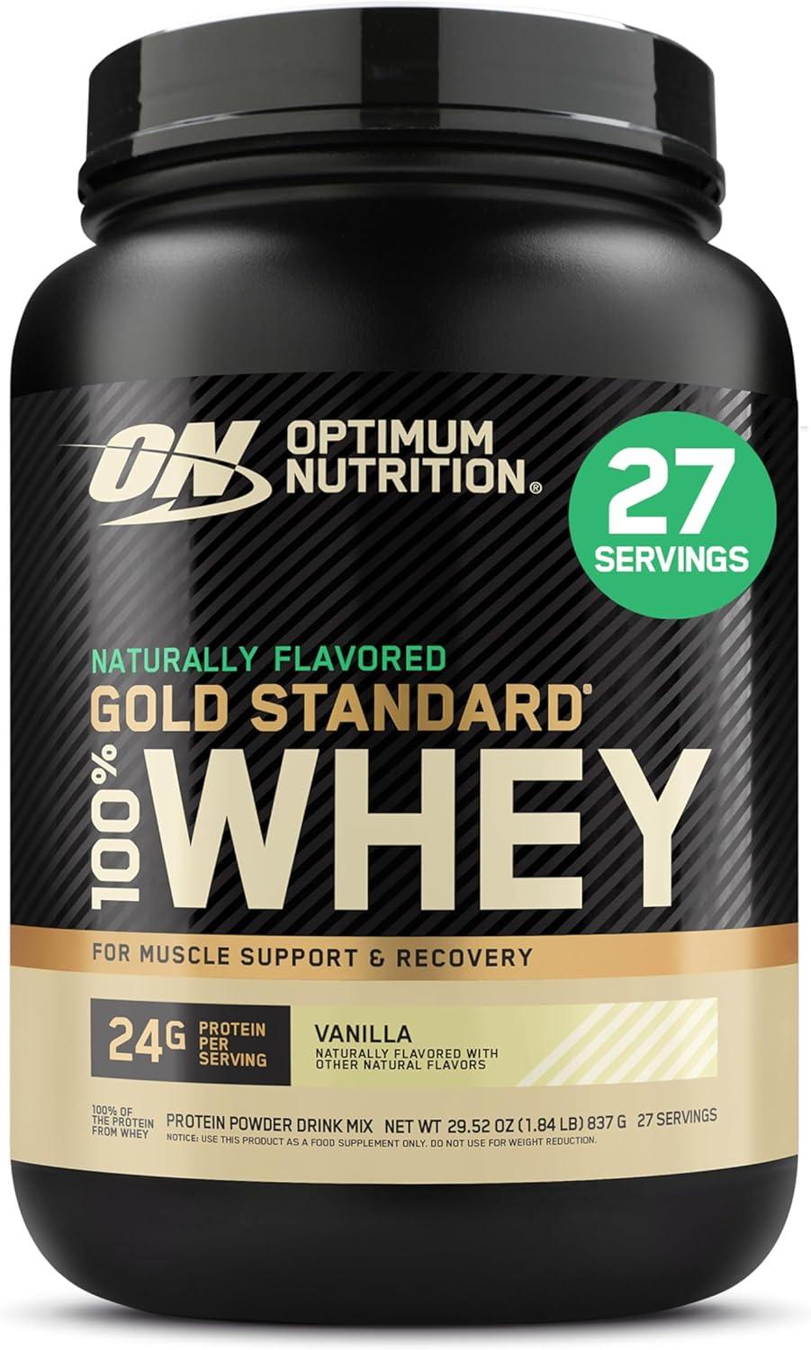 image:imageOptimum Nutrition Gold Standard 100 Whey Protein Powder Double Rich Chocolate 5 Pound Packaging May VaryVanilla