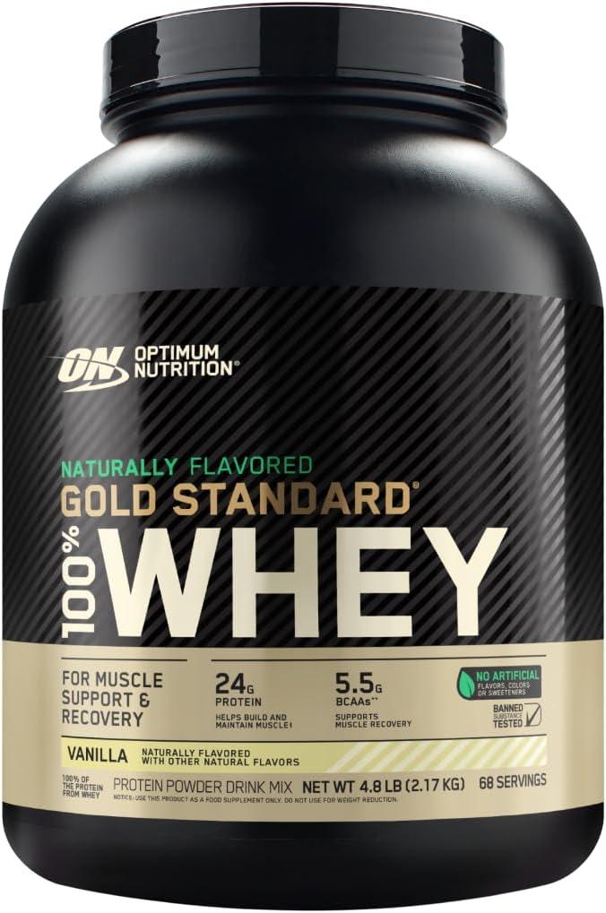 image:imageOptimum Nutrition Gold Standard 100 Whey Protein Powder Double Rich Chocolate 5 Pound Packaging May VaryVanilla