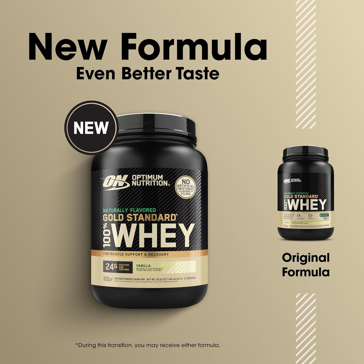 image:imageOptimum Nutrition Gold Standard 100 Whey Protein Powder Double Rich Chocolate 5 Pound Packaging May VaryVanilla