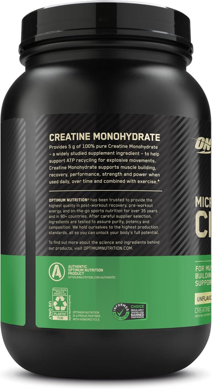 image:imageOptimum Nutrition Micronized Creatine Monohydrate Powder Unflavored 400 Servings 2000 Grams Packaging May Vary