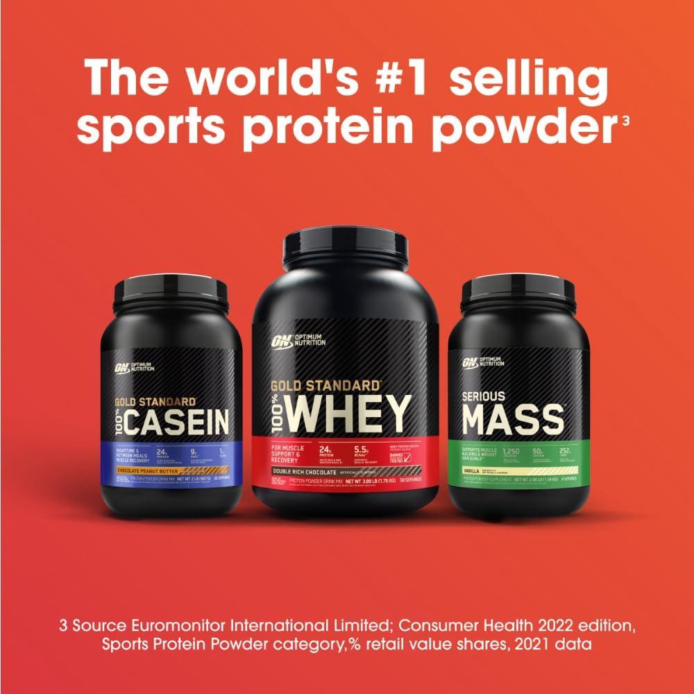 image:imageOptimum Nutrition Serious Mass Weight Gainer Protein Powder Mass Gainer Vitamin C and Zinc for Immune Support Creatine Banana 12 Pound Packaging May VaryChocolate Peanut Butter
