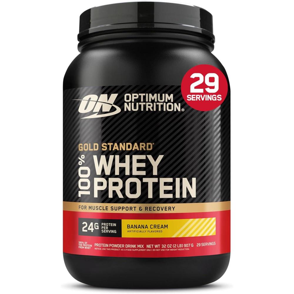 image:imageOptimum Nutrition Gold Standard 100 Whey Protein Powder Double Rich Chocolate 5 Pound Packaging May VaryBanana Cream