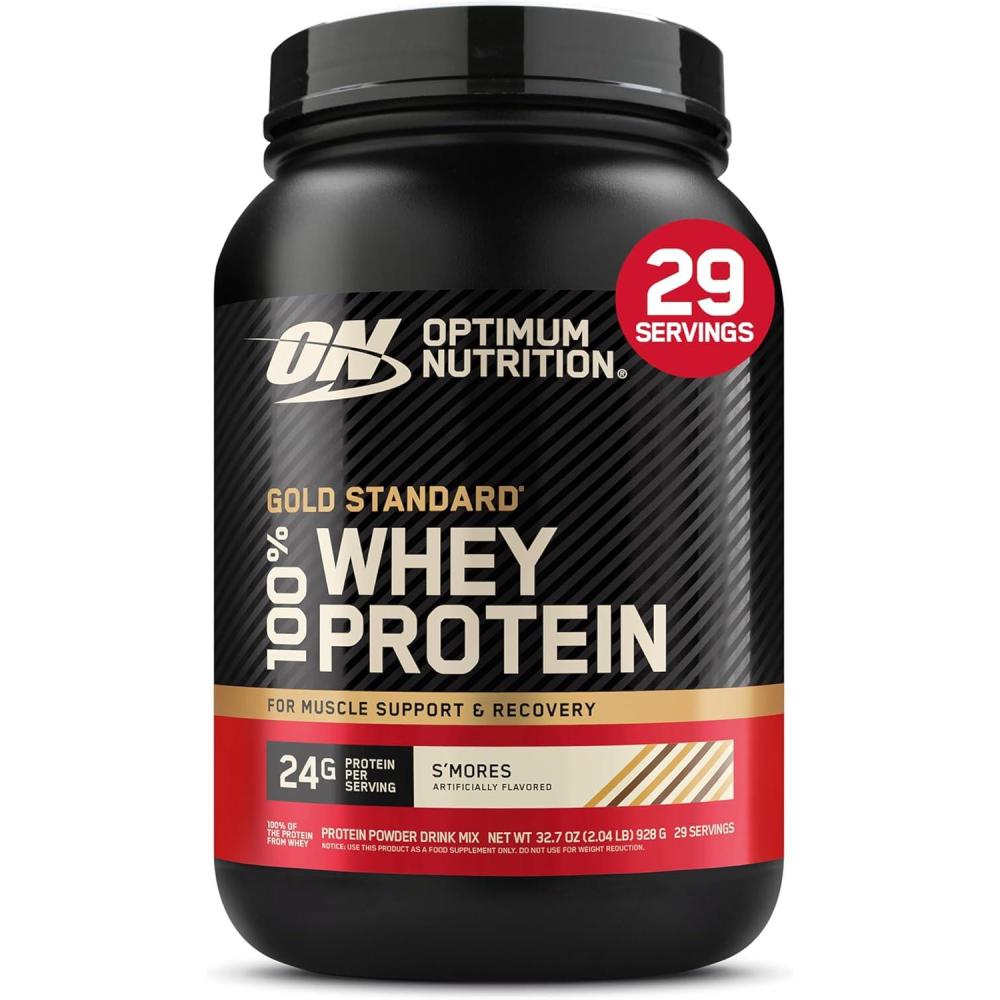 image:imageOptimum Nutrition Gold Standard 100 Whey Protein Powder Double Rich Chocolate 5 Pound Packaging May VarySmores