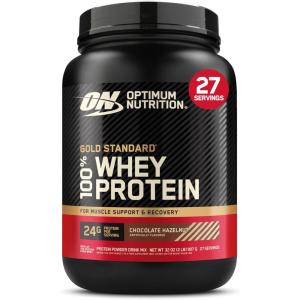 image:imageOptimum Nutrition Gold Standard 100 Whey Protein Powder Double Rich Chocolate 5 Pound Packaging May VaryChocolate Hazelnut