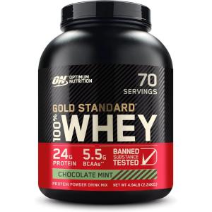 image:imageOptimum Nutrition Gold Standard 100 Whey Protein Powder Double Rich Chocolate 5 Pound Packaging May VaryChocolate Mint
