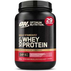 image:imageOptimum Nutrition Gold Standard 100 Whey Protein Powder Double Rich Chocolate 5 Pound Packaging May VaryDelicious Strawberry