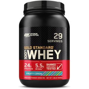 image:imageOptimum Nutrition Gold Standard 100 Whey Protein Powder Double Rich Chocolate 5 Pound Packaging May VaryFruity Cereal