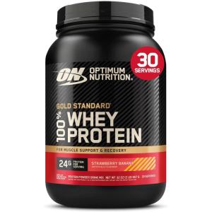 image:imageOptimum Nutrition Gold Standard 100 Whey Protein Powder Double Rich Chocolate 5 Pound Packaging May VaryStrawberry Banana