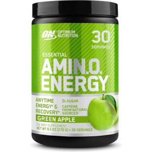 image:imageOptimum Nutrition Amino Energy  Pre Workout with Green Tea BCAA Amino Acids Keto Friendly Green Coffee Extract Energy Powder  Blue Raspberry 65 Servings Packaging May VaryGreen Apple