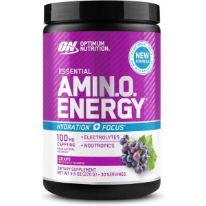 image:imageOptimum Nutrition Essential Amino Energy Plus Electrolytes Stick Packs Energy Powder Strawberry Burst 7 CountGrape