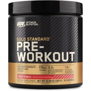 image:imageOptimum Nutrition Gold Standard PreWorkout Vitamin D for Immune Support with Creatine BetaAlanine and Caffeine for Energy Keto Friendly Blueberry Lemonade 30 Servings Packaging May VaryFruit Punch