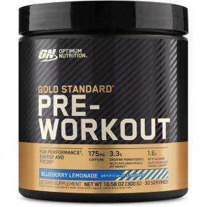 image:imageOptimum Nutrition Gold Standard PreWorkout Vitamin D for Immune Support with Creatine BetaAlanine and Caffeine for Energy Keto Friendly Blueberry Lemonade 30 Servings Packaging May VaryBlueberry Lemonade